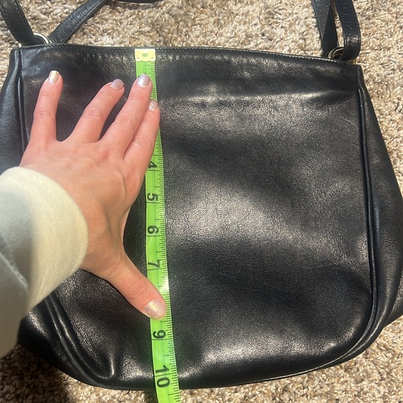 Henri Bendel Luxurious Black Leather Shoulder Bag Vintage Rare Collector’s Item - Picture 14 of 17